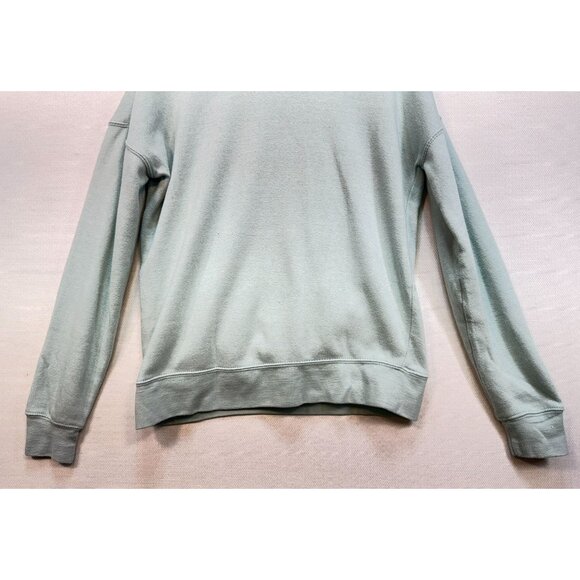 Ron Jon Surf Shop Womens Fleece Sweatshirt Size S Mint Green Pullover Mock Neck - Picture 10 of 11